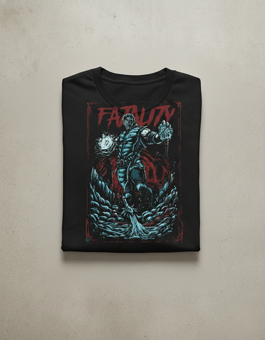 Dark Fantasy Cybernetic Ninja Shirt