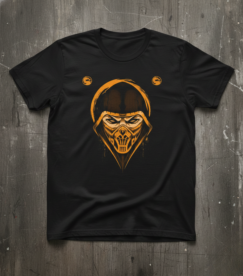 Golden Mask Graphic Tee
