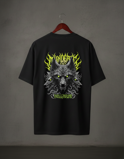 Cyber-Goth Hellhound Premium Oversized T-shirt