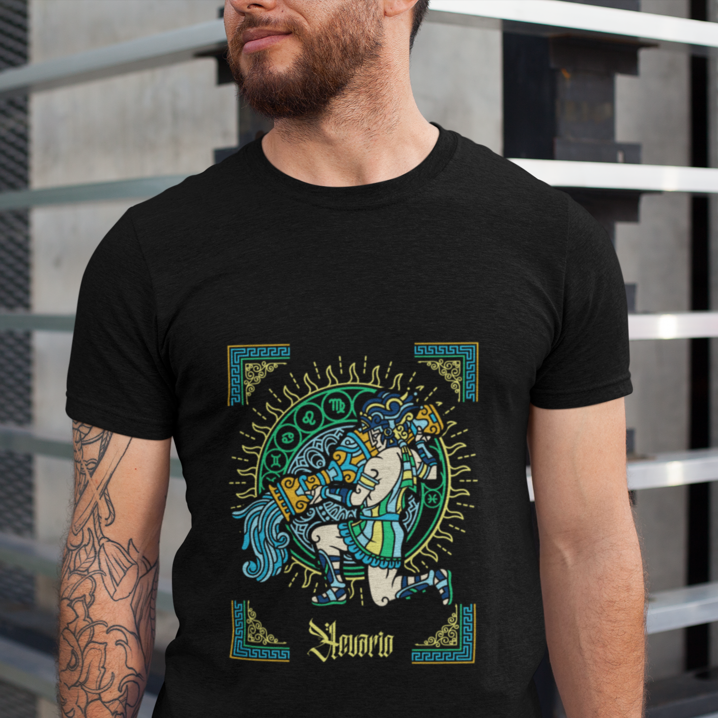 "Aquarious" Zodiac Sign Classic T-Shirt